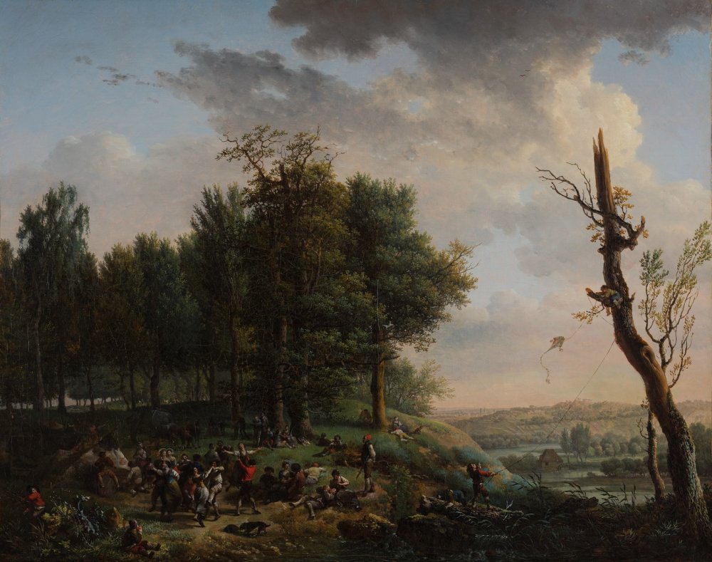 VIEW OF A SMALL MILL NEAR SAINT-DENIS (THE KITE)