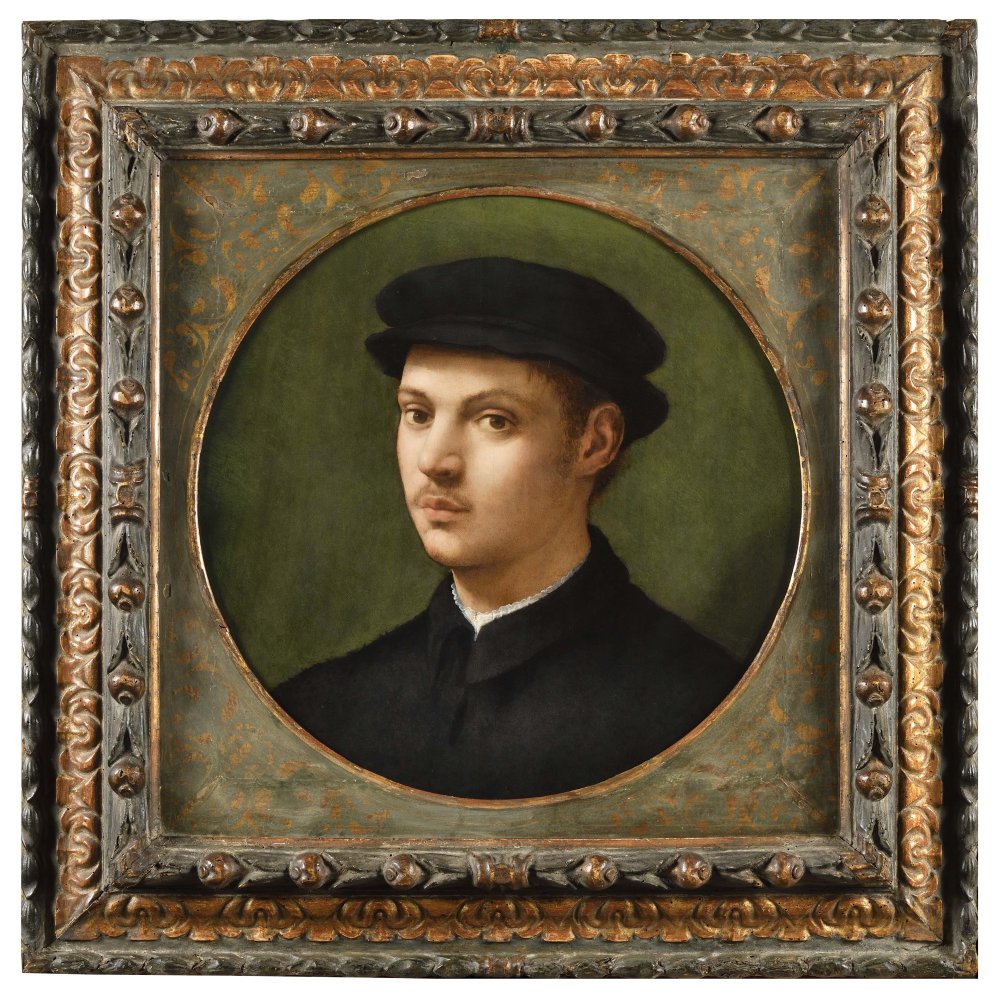 Portrait of a Young Man in Bust with a Beret