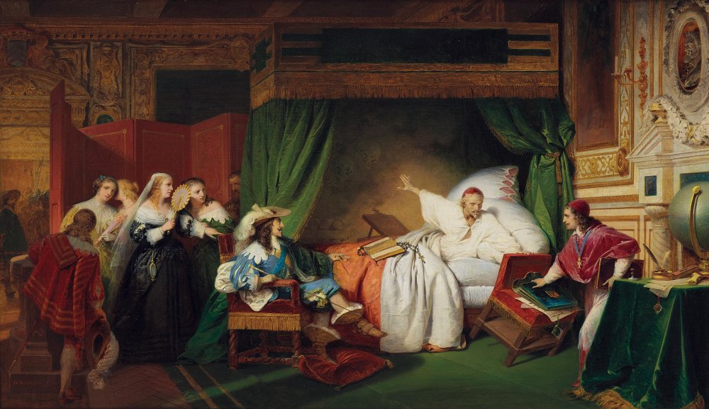 Vision du Cardinal de Richelieu à son lit de mort