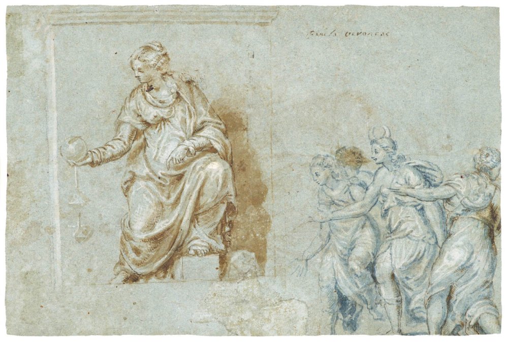 Saint Jean Baptiste et saint Antoine le Grand (recto)