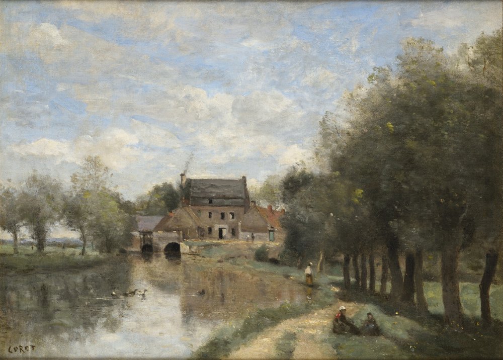 Arleux-du-Nord. The Drocourt Mill on the Sensée