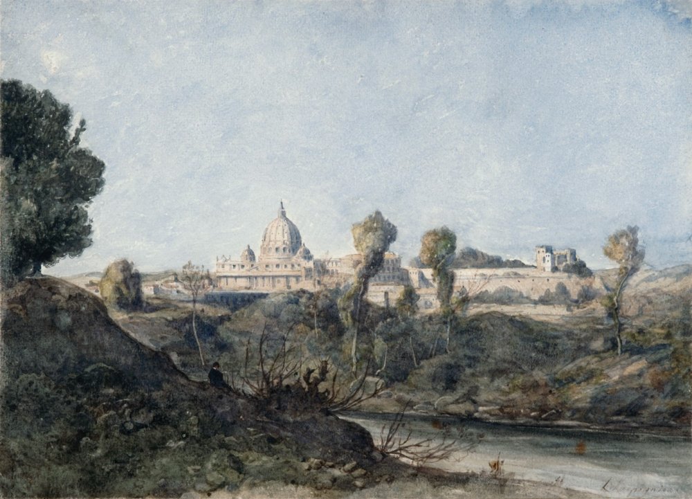 Vue de Saint-Pierre de Rome