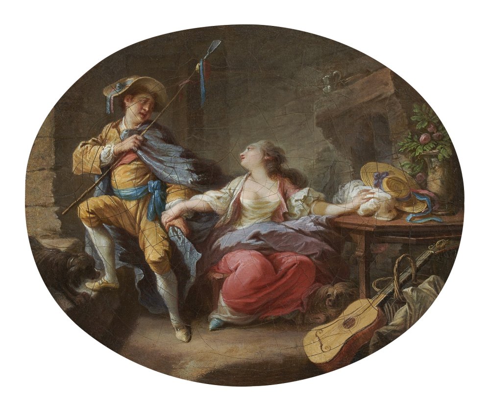 Young Shepherdess Imploring her Beloved to Stay / Young Shepherdess Angry at&nbsp;(…)