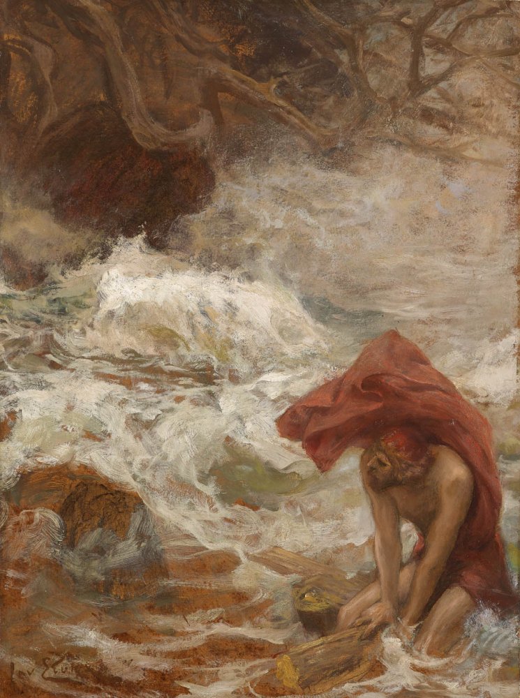 Ulysses Escaping from Charybdis (Series on Homer’s Odyssey)