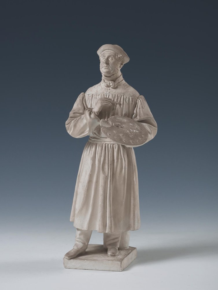 Portrait en pied du peintre Francesco Hayez (1791-1882)