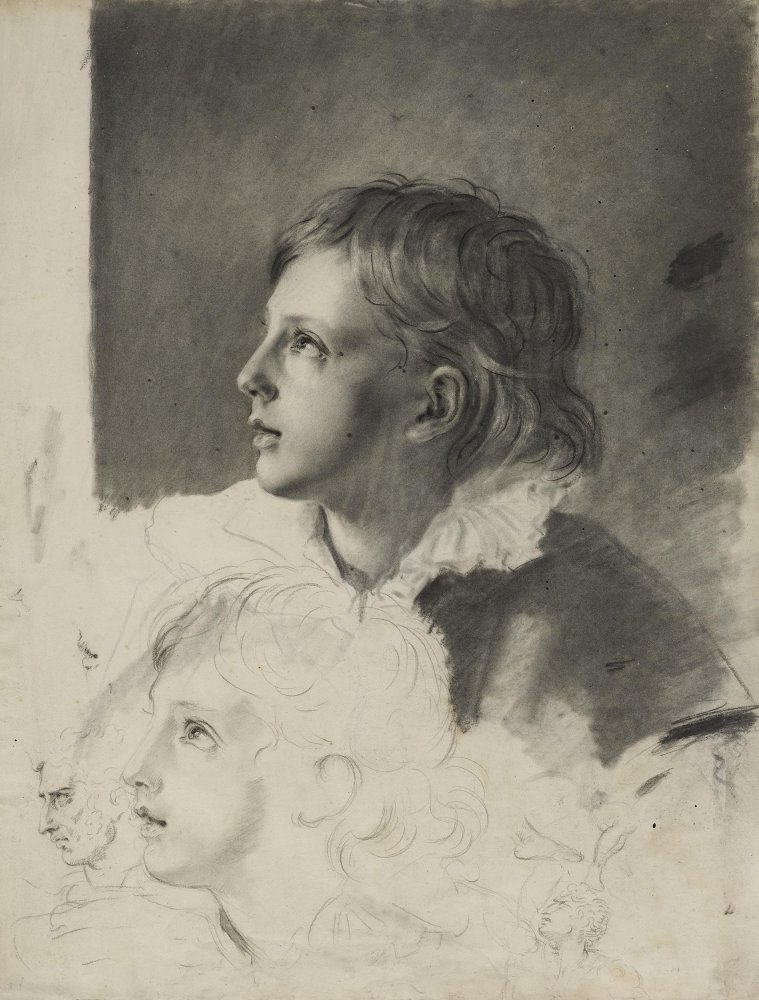 « Portrait de jeune garçon de profil »