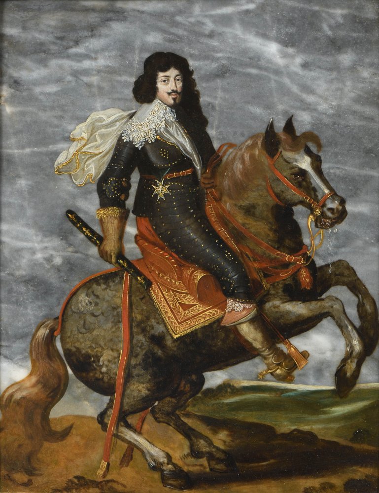 Equestrian Portrait of Louis XIII with the Order of Saint Louis over his&nbsp;(…)
