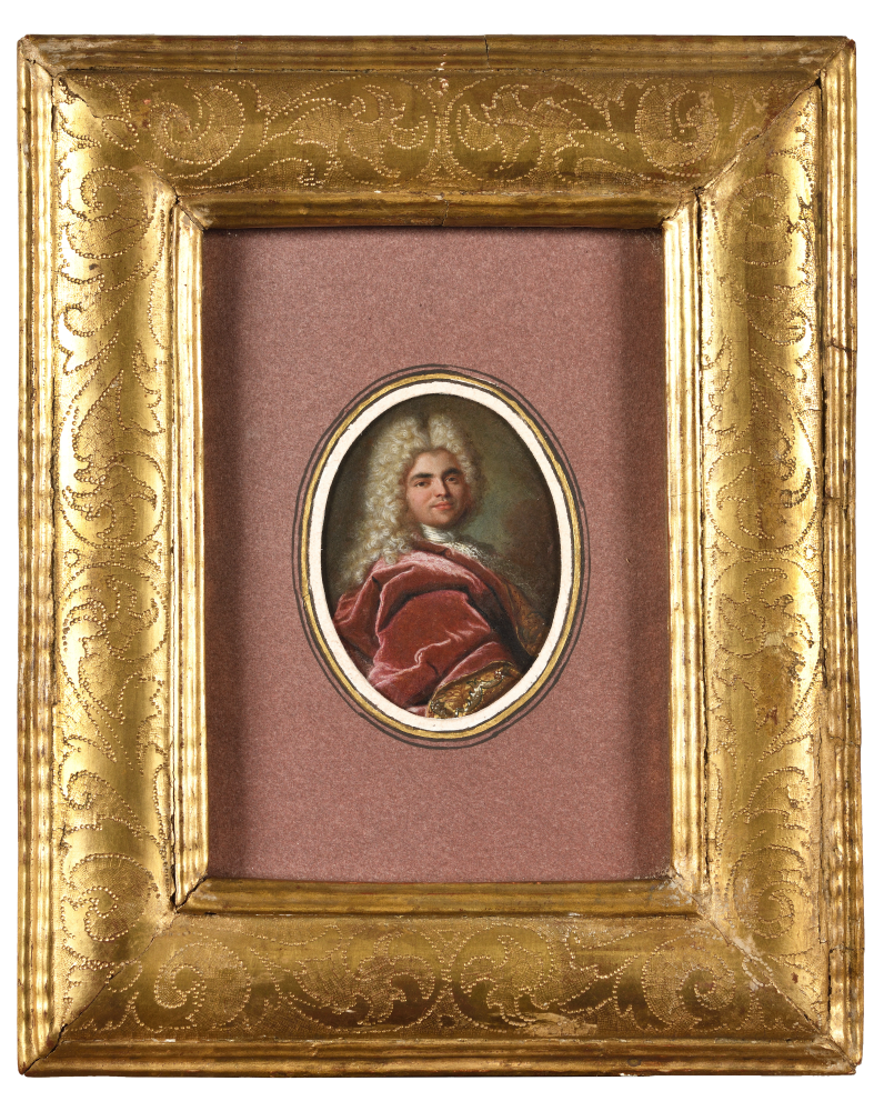 Portrait d’homme à la cape de velours rouge