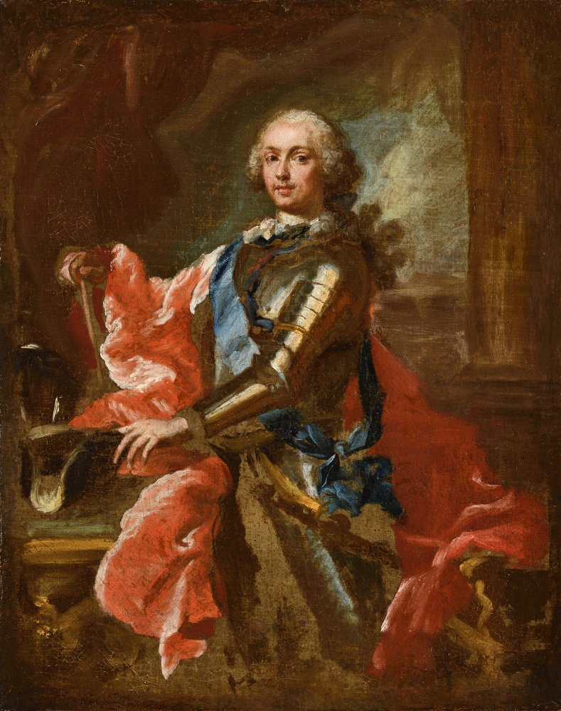 OIL SKETCH FOR A PORTRAIT OF A KNIGHT OF THE ORDER OF THE HOLY SPIRIT