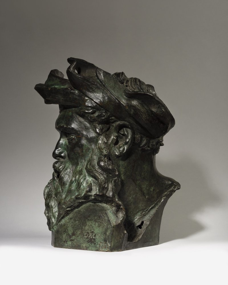 Head of a River God, Study for “Crossing the Rhine.”