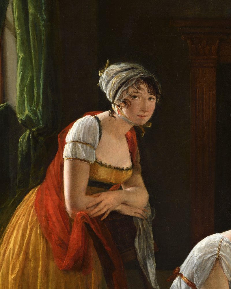 Autoportrait présumé de l’artiste donnant un cours de dessin