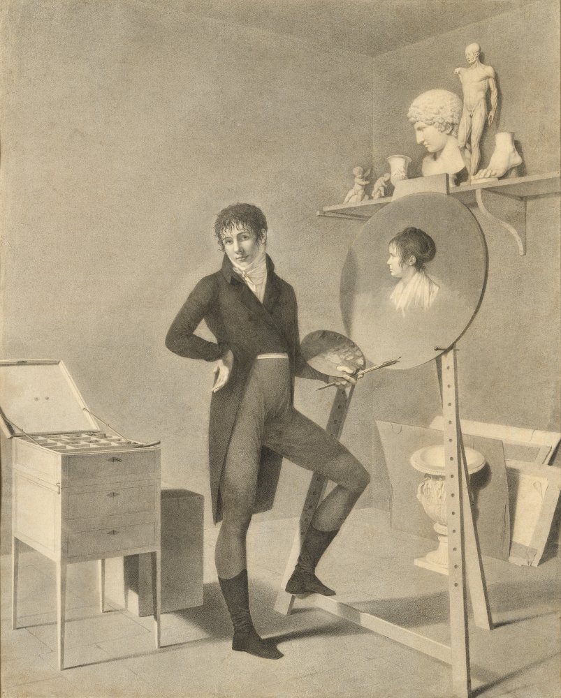 Portrait d’artiste dans son atelier