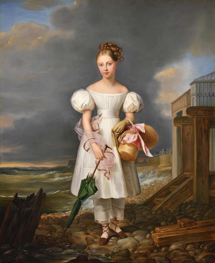 Portrait of the Young Princess Louise d’Artois, Daughter of the Duchess of&nbsp;(…)